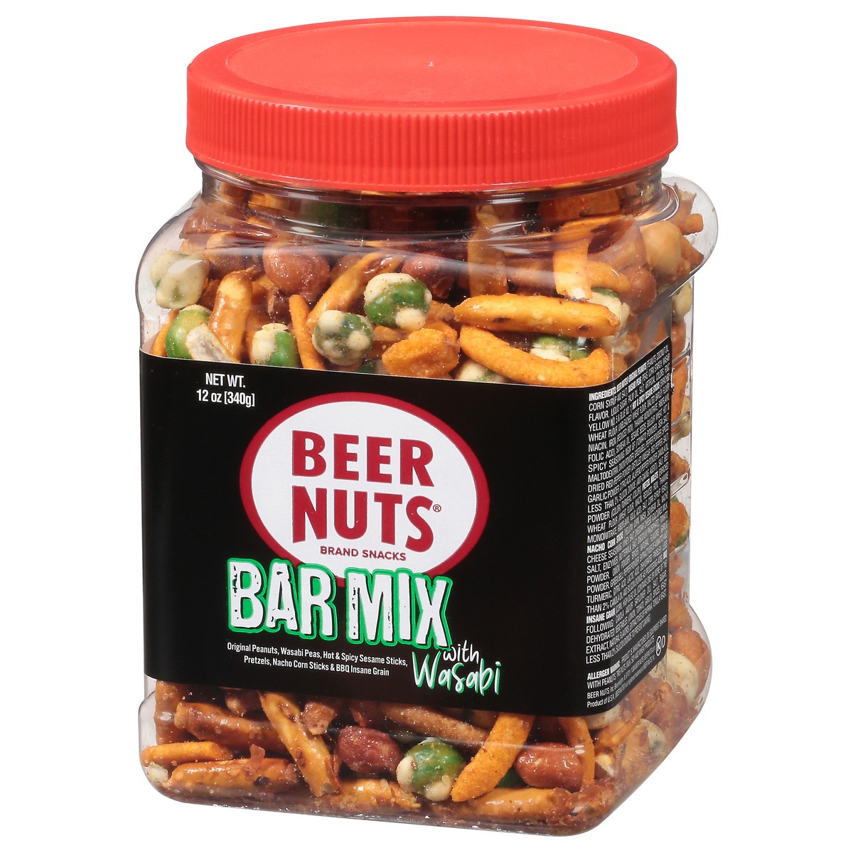 slide 3 of 9, BEER NUTS Hot Bar Mix, 12 oz