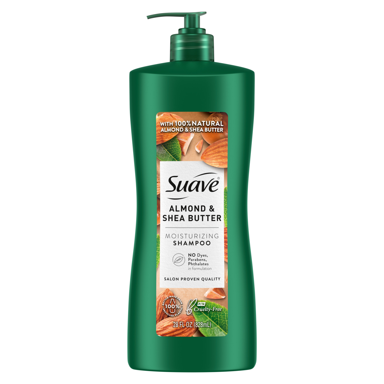 slide 2 of 5, Suave Moisturizing Almond & Shea Butter Shampoo 28 fl oz, 28 fl oz