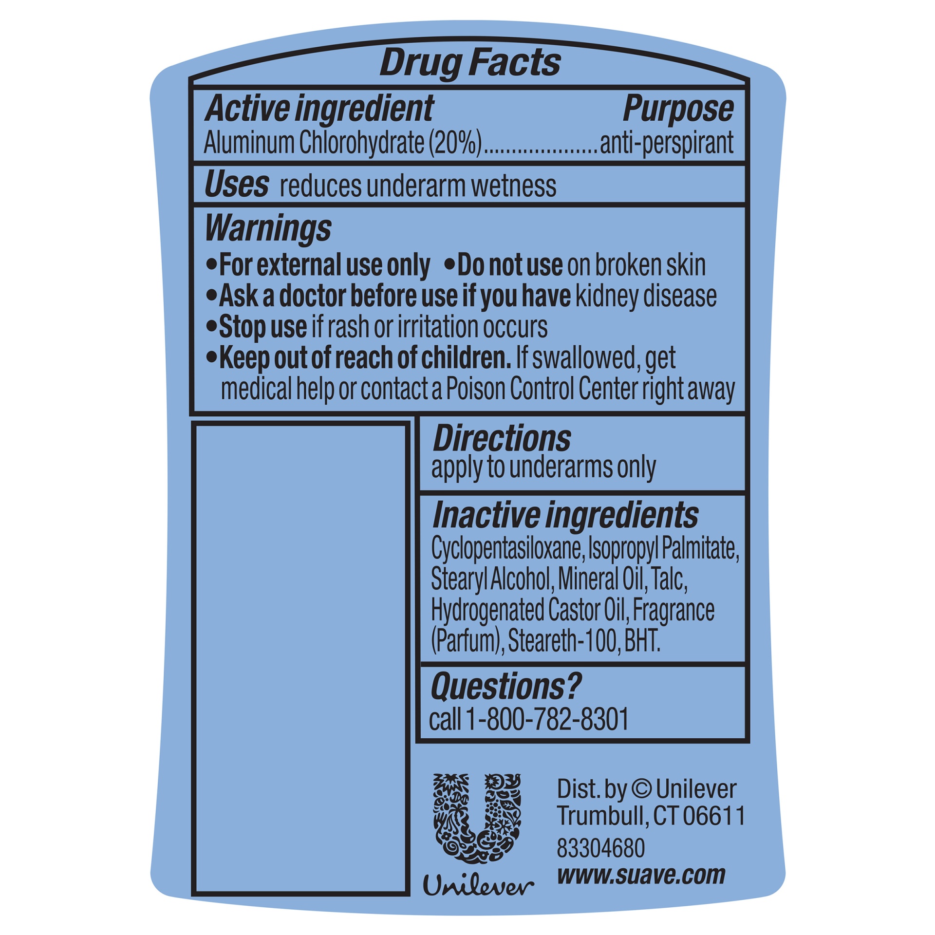 slide 3 of 3, Suave Deodorant Antiperspirant & Deodorant Stick Fresh, 2.6 oz, 2 Count, 5.2 oz