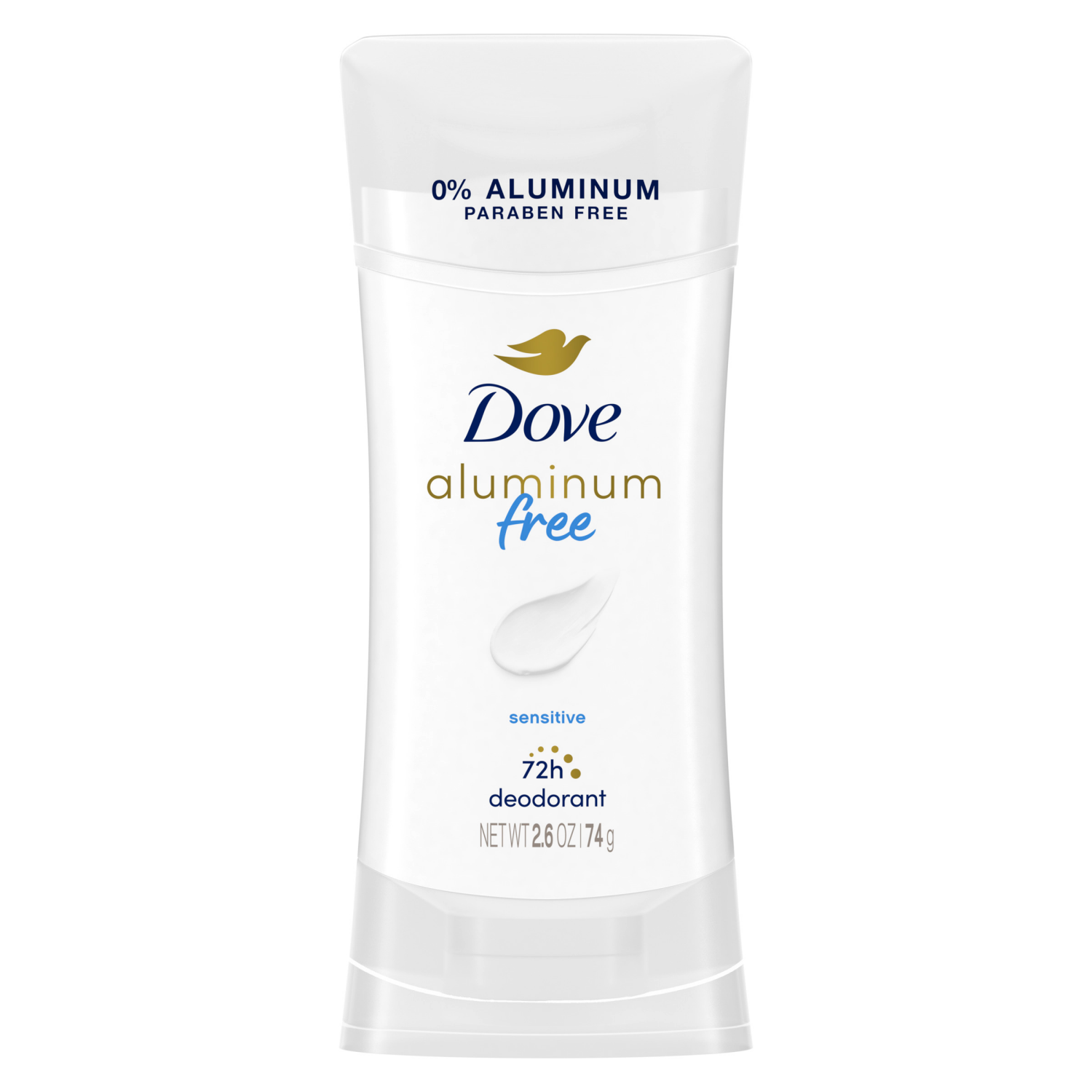 slide 6 of 8, Dove 0% Aluminum deodorant stick sensitive 2.6 oz, 2.6 oz