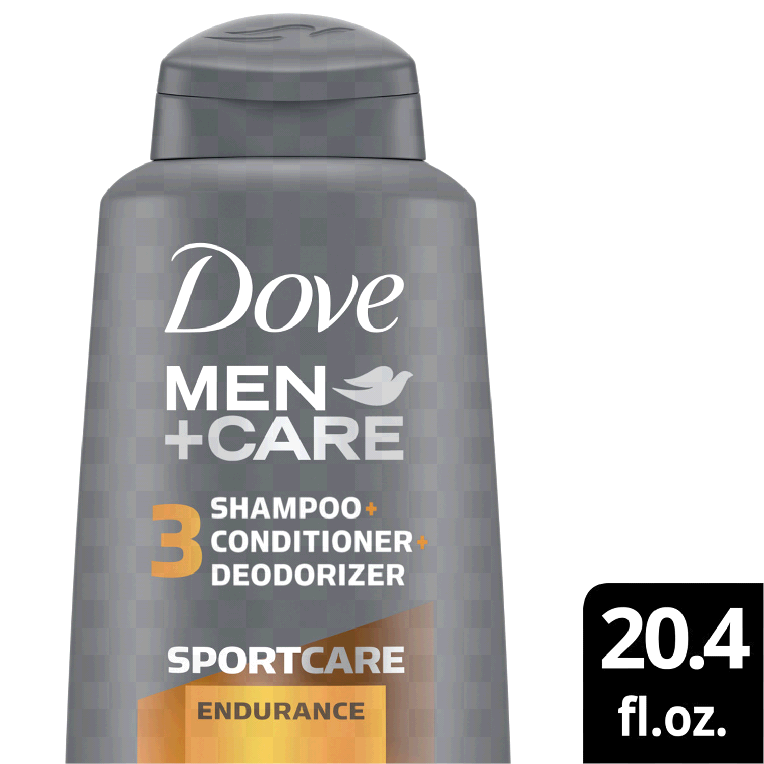 slide 2 of 2, Dove Men+Care 3 in 1 Shampoo Conditioner Body Wash Endurance, 20.4 oz, 20.40 oz