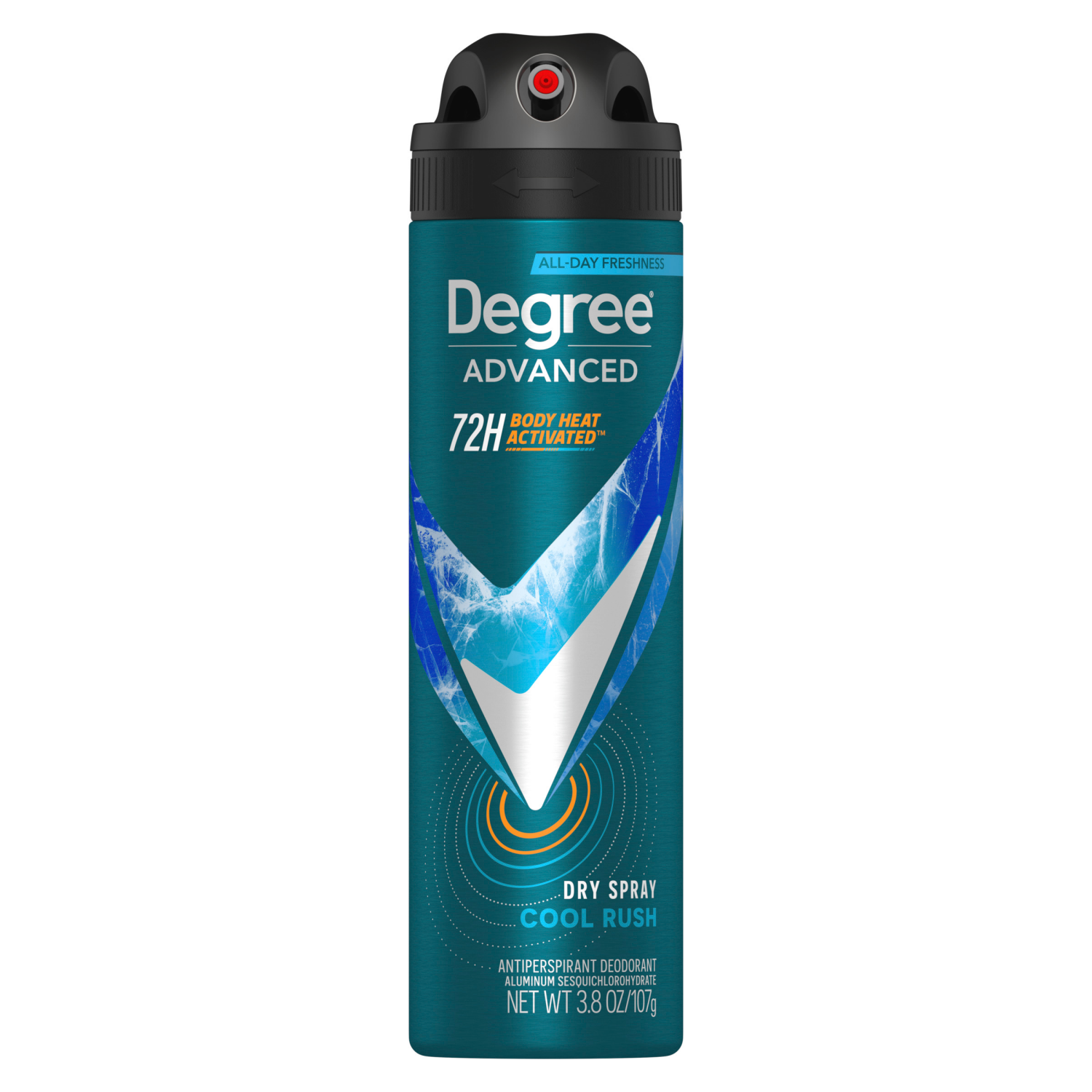 slide 4 of 5, Degree Men Men Antiperspirant Deodorant Dry Spray, Cool Rush, 3.8 oz, 3.8 oz
