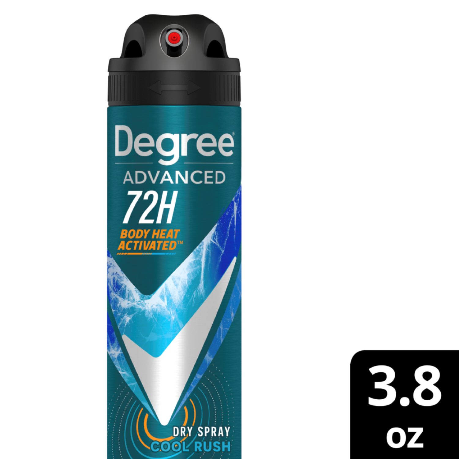 slide 1 of 5, Degree Men Men Antiperspirant Deodorant Dry Spray, Cool Rush, 3.8 oz, 3.8 oz