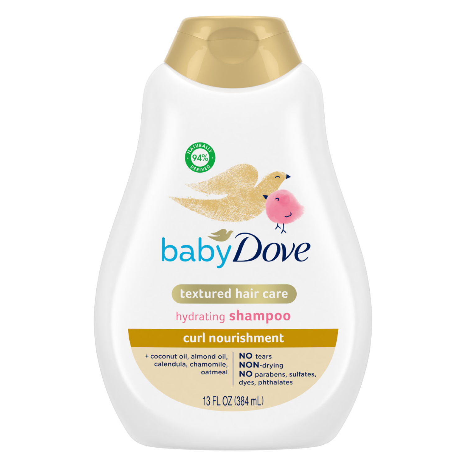 slide 2 of 5, Baby Dove Textured Hair Care Baby Shampoo Curl Nourishment, 13 oz, 13 oz