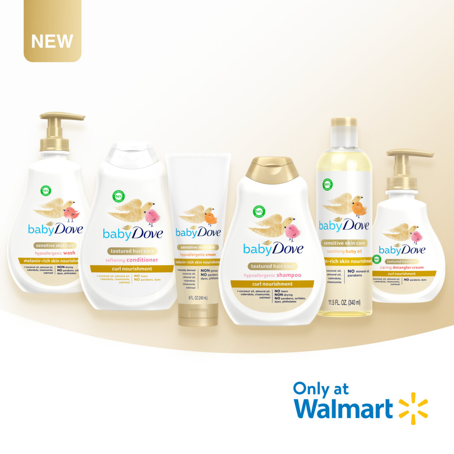 slide 5 of 5, Baby Dove Textured Hair Care Baby Shampoo Curl Nourishment, 13 oz, 13 oz