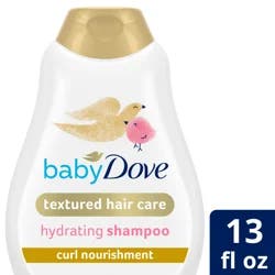 Baby Dove Textured Hair Care Baby Shampoo Curl Nourishment, 13 oz