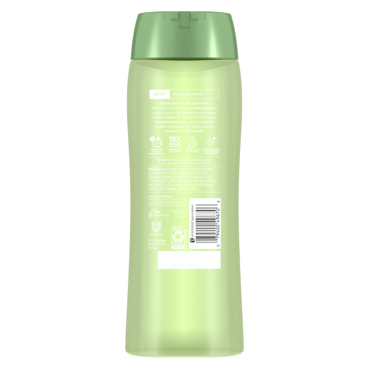 slide 17 of 25, Suave Essentials Gentle Body Wash Juicy Green Apple With a Fruit Oil Blend Essence Infused with Vitamin E & Apple Extract 18 oz, 18 oz