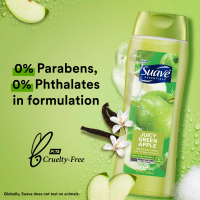 slide 11 of 25, Suave Essentials Gentle Body Wash Juicy Green Apple With a Fruit Oil Blend Essence Infused with Vitamin E & Apple Extract 18 oz, 18 oz