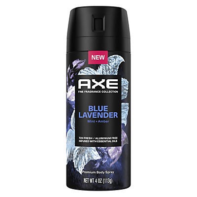 slide 1 of 1, Axe Fine Fragrance Collection Premium Deodorant Body Spray for Men Blue Lavender, 4 oz