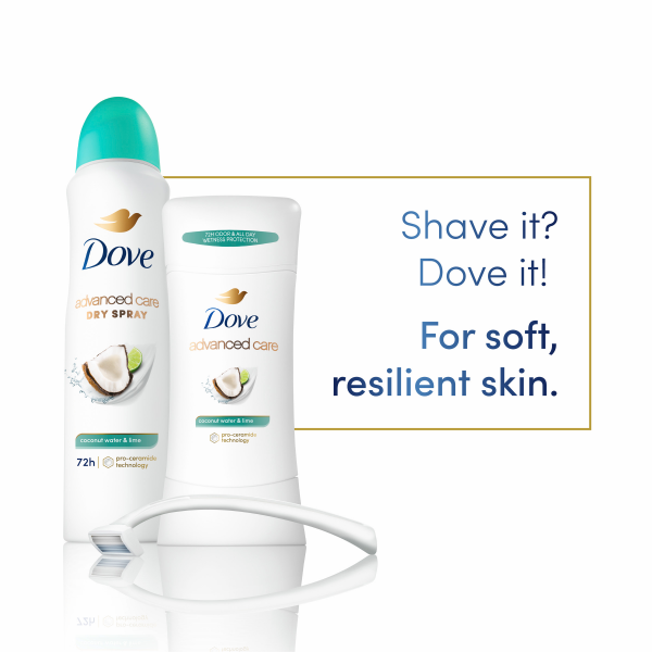 slide 12 of 29, Dove Advanced Care Antiperspirant Deodorant Stick Coconut Water & Lime Scent 2.6 Oz, 2.6 oz