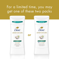 slide 19 of 29, Dove Advanced Care Antiperspirant Deodorant Stick Coconut Water & Lime Scent 2.6 Oz, 2.6 oz