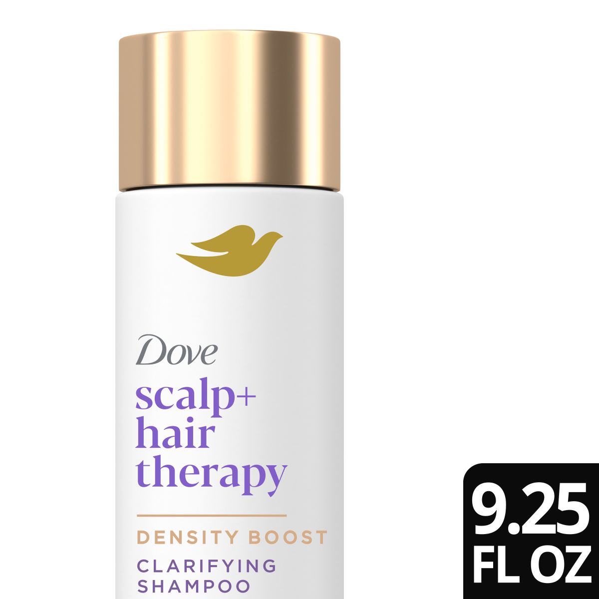 slide 1 of 8, Dove Density Boost Clarifying Shampoo Scalp + Hair Therapy for Gentle Cleansing\, with Vitamin B3\, Zinc and 0% sulfates\, 9.25 oz, 9.25 fl oz