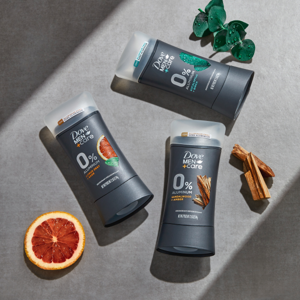 slide 28 of 29, Dove Men+Care Aluminum-Free Deodorant Stick Citrus Zest + Sage, 2.6 oz