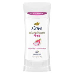 Dove Aluminum Free 72 Hr Deodorant- Dragon Fruit & Coconut Cream