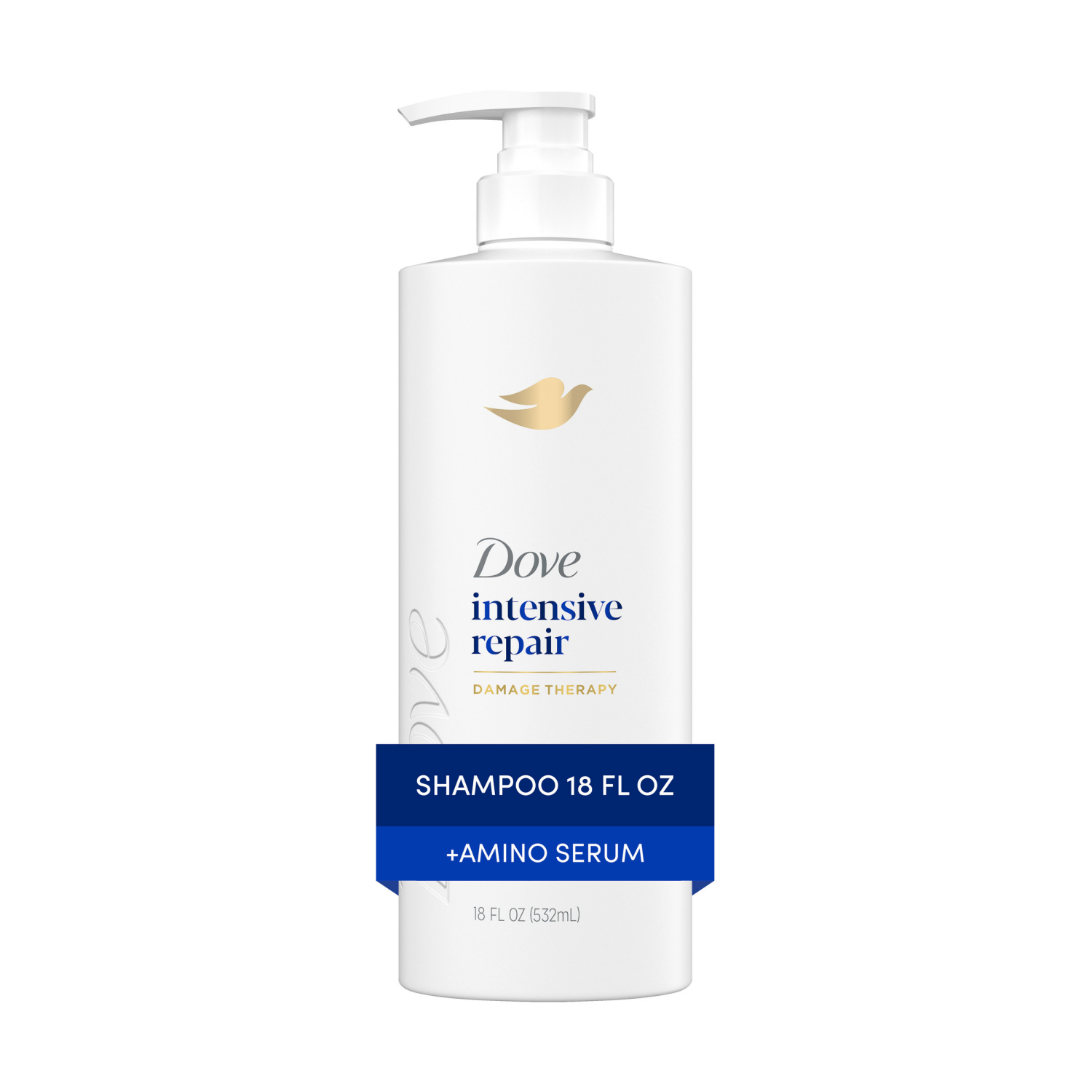 slide 1 of 4, Dove Shampoo Intensive Repair 18 Fl Oz, 18 fl oz