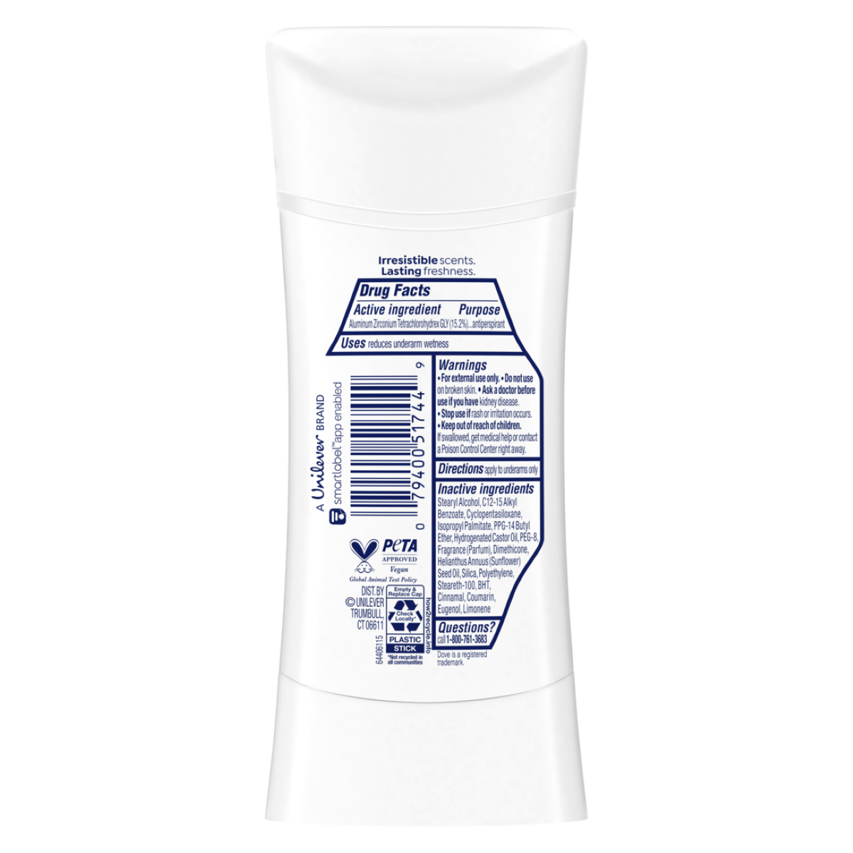 slide 2 of 6, Dove Antiperspirant - Cinnamon Pumpkin Pie, 2.6 oz