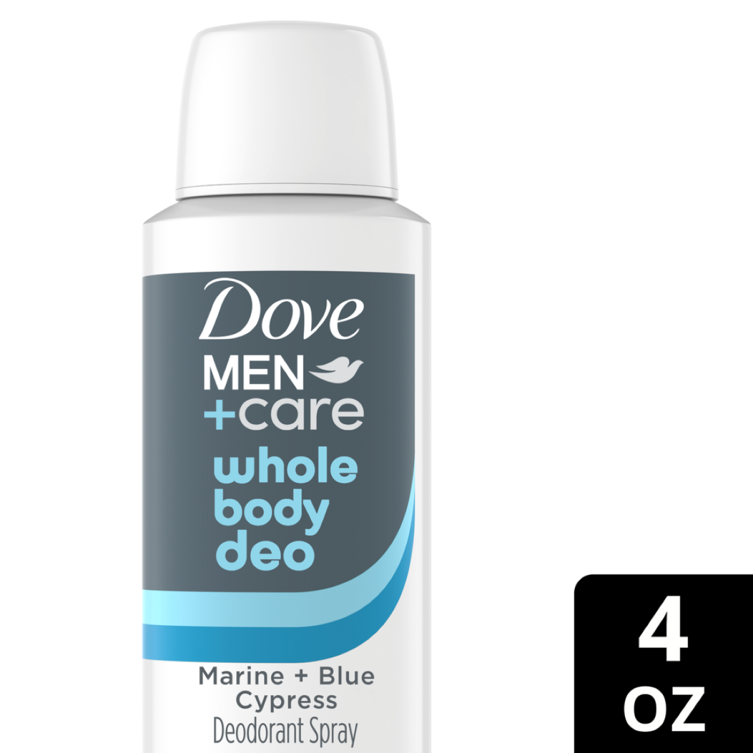 slide 1 of 5, Dove Men+Care Whole Body Marine + Blue Cypress Deo 4 oz, 4 oz