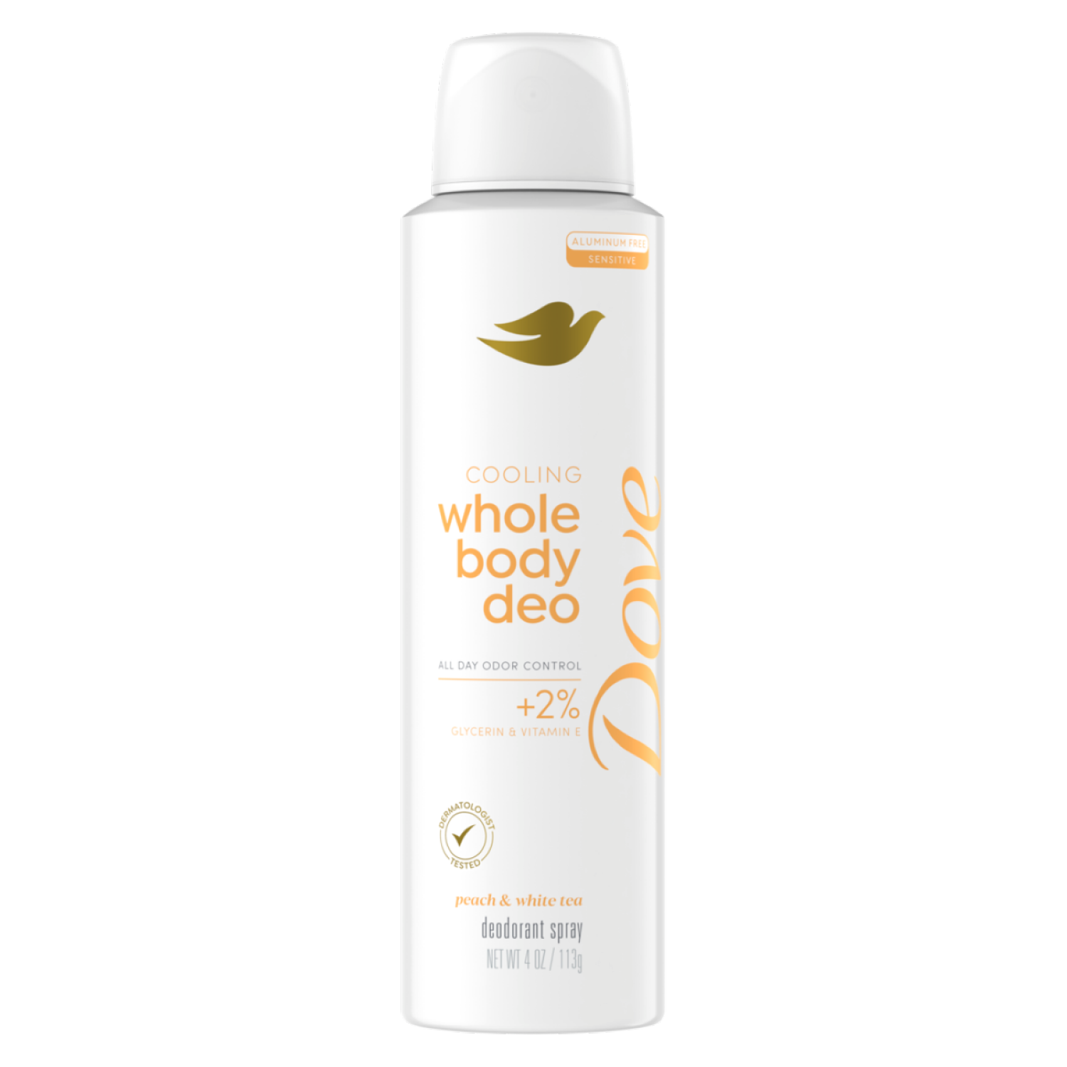 slide 2 of 6, Dove Woman's Deodorant Spray Peaches & Shea, 4 fl oz