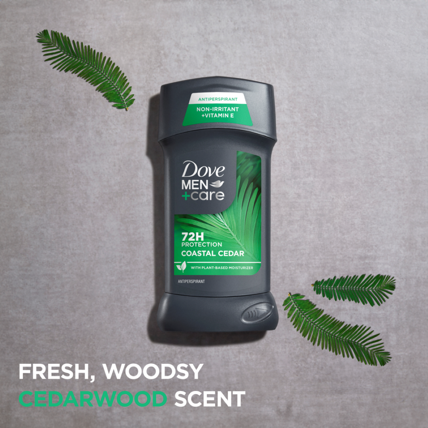 slide 3 of 6, Dove Men+Care Antiperpirant Deodorant for Men Coastal Cedar 2.7 OZ, 2.7 oz