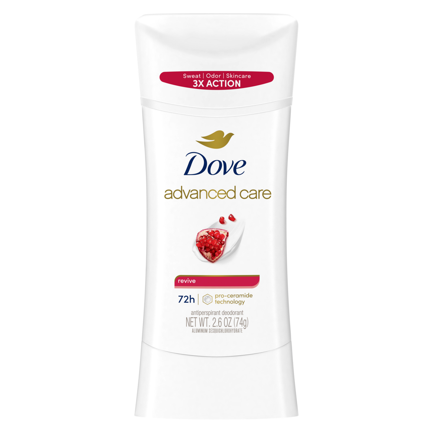 slide 1 of 5, Dove Advanced Care antiperspirant deodorant stick revive 2.6 oz, 2 ct; 2.6 oz