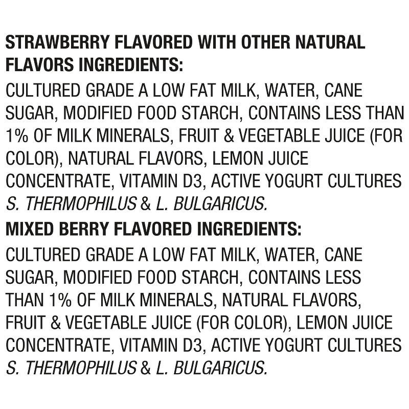 slide 9 of 12, Danimals Strawberry & Mixed Berry Kids' Smoothies - 12ct/3.1 fl oz Bottles, 12 ct; 3.1 fl oz