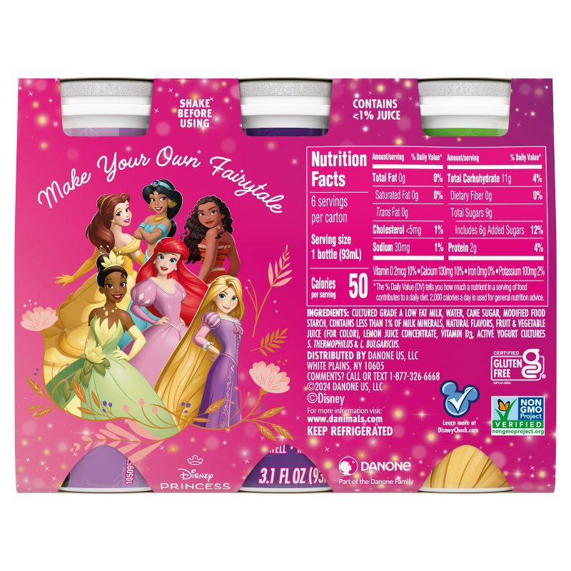 slide 11 of 12, Danimals Mixed Berry Kids' Smoothies - 6ct/3.1 fl oz Bottles, 6 ct; 3.1 fl oz