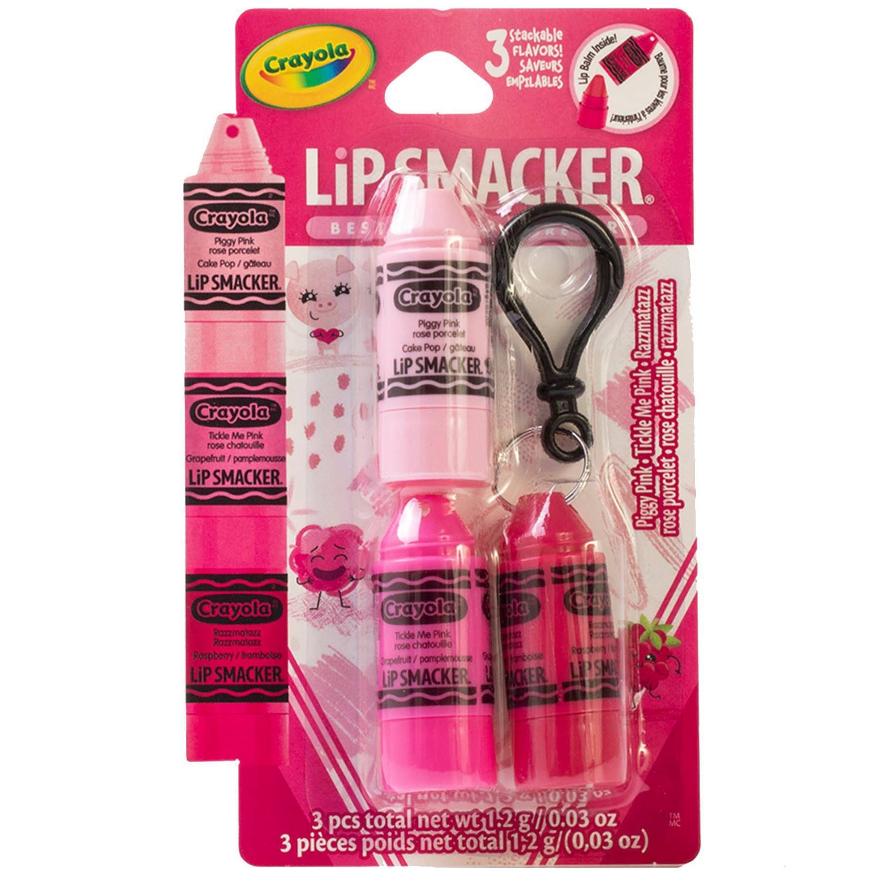 Lip Smacker Crayola Lip Balm Trio, Gift Sets, Beauty & Health