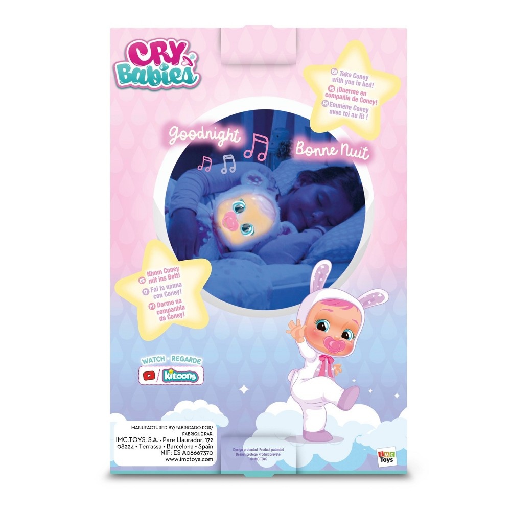 slide 9 of 10, Cry Babies Goodnight Coney - Interactive Baby Doll, 1 ct