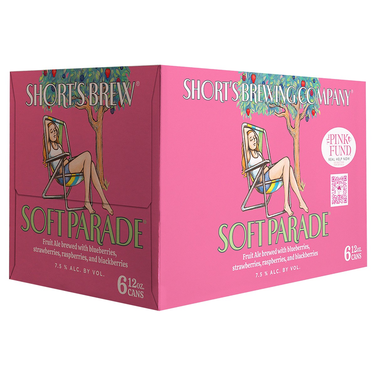 slide 2 of 2, Short's Soft Parade Fruit Ale Beer 6 - 12 oz Cans, 6 ct; 12 oz