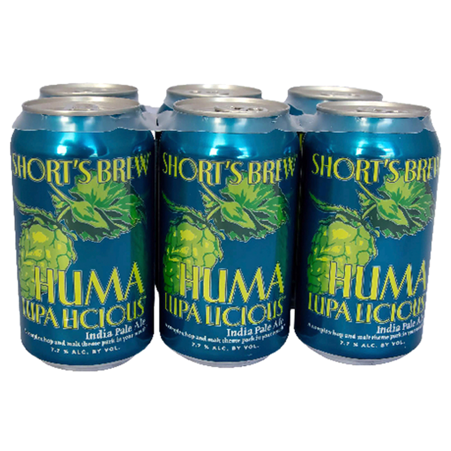 slide 1 of 1, Short's Imperial IPA Huma Lupa Licious Beer 6 - 12 oz Cans, 6 ct