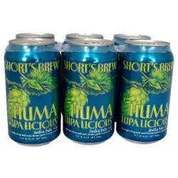 Short's Imperial IPA Huma Lupa Licious Beer 6 - 12 oz Cans