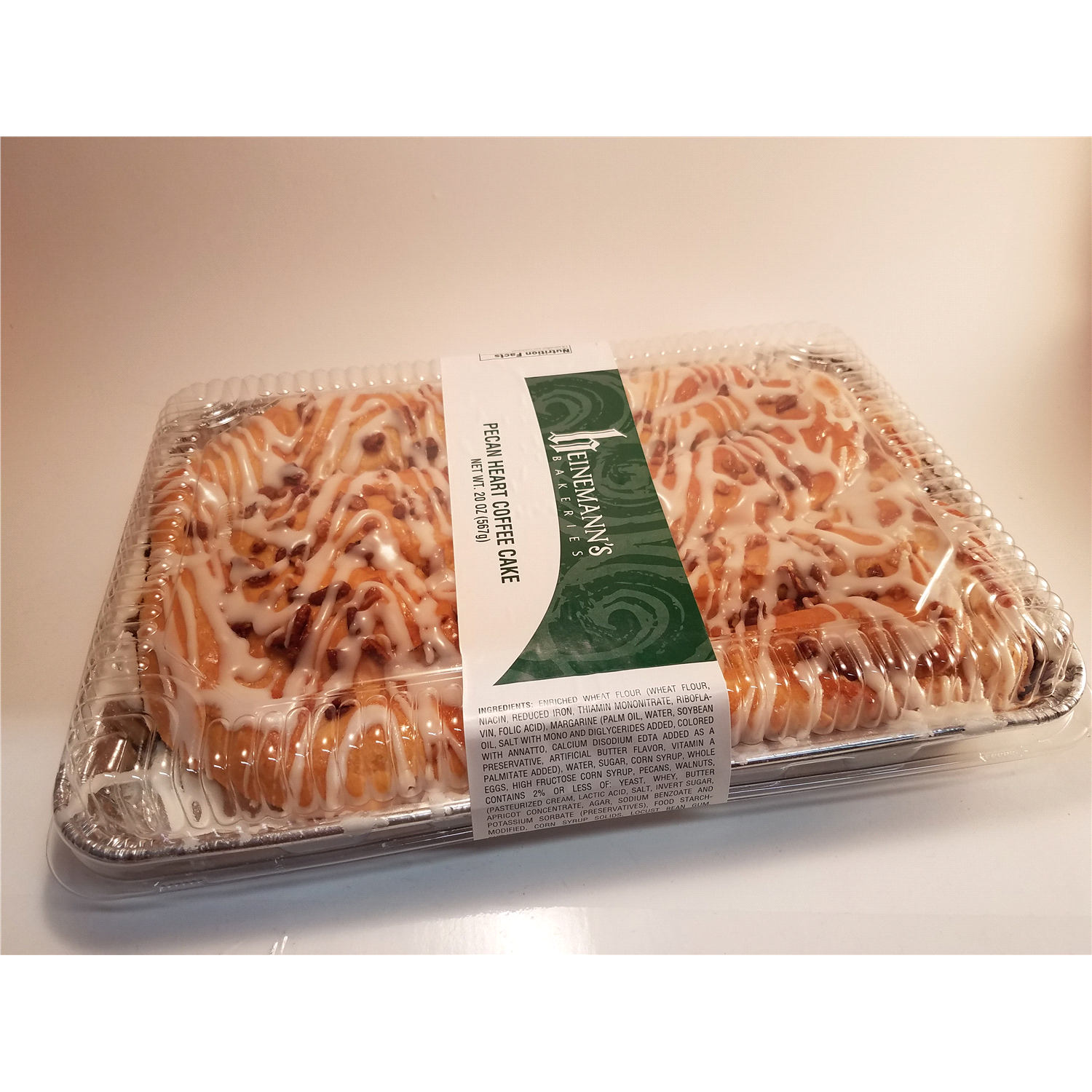 slide 2 of 3, Arnie's Heinemann Coffee Cake, Pecan Heart, 20 oz, 20 oz