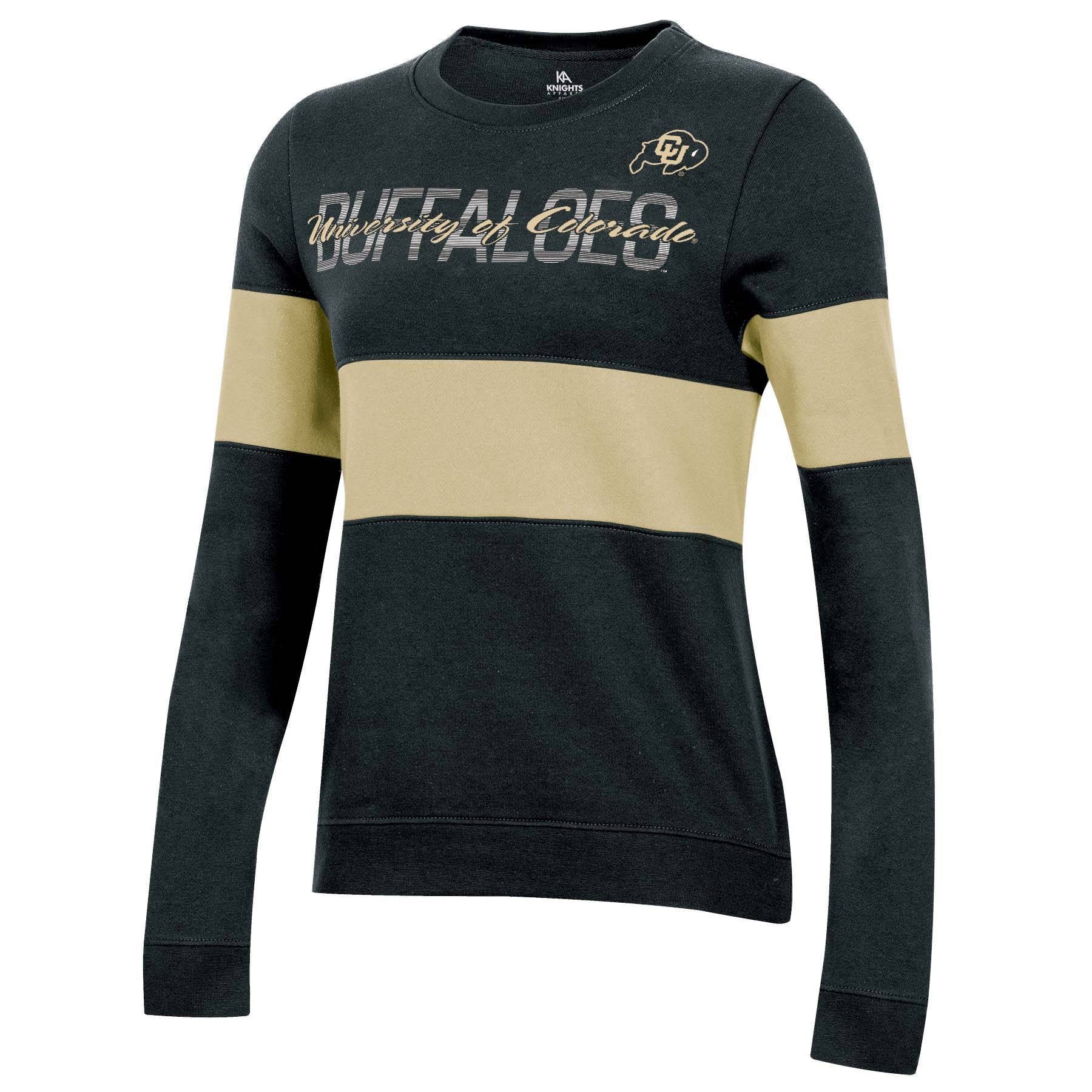 slide 1 of 2, NCAA Colorado Buffaloes Women's Long Sleeve Crew Neck Sweatshirt - XL, 1 ct