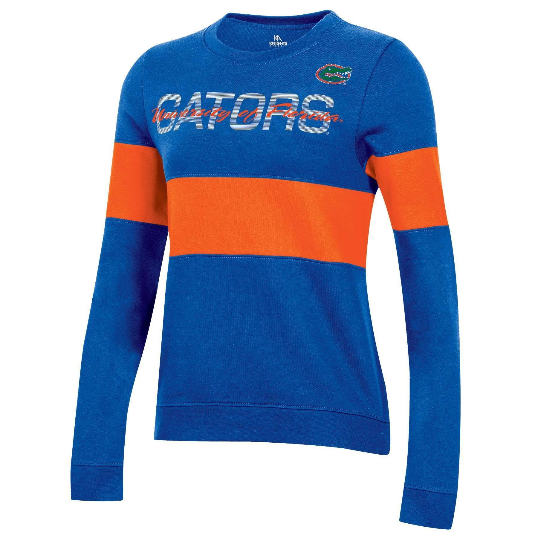 slide 1 of 2, NCAA Florida Gators Women's Long Sleeve Crew Neck Sweatshirt - XL, 1 ct