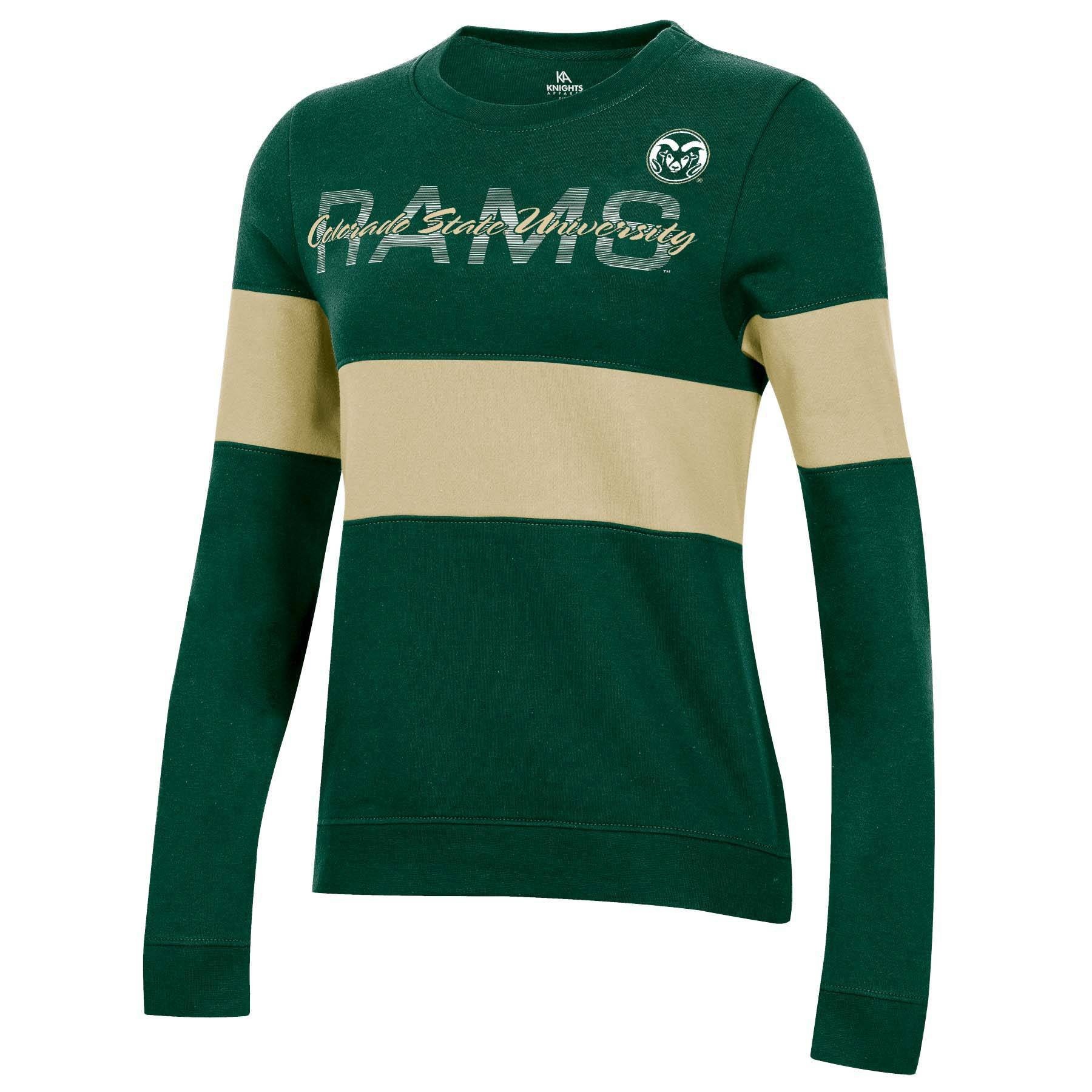 slide 1 of 2, NCAA Colorado State Rams Women's Long Sleeve Crew Neck Sweatshirt - XL, 1 ct