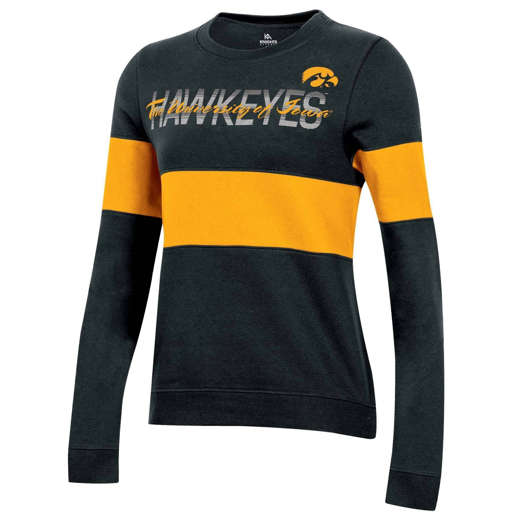 slide 1 of 2, NCAA Iowa Hawkeyes Women&#39;s Long Sleeve Crew Neck Sweatshirt - XL, 1 ct