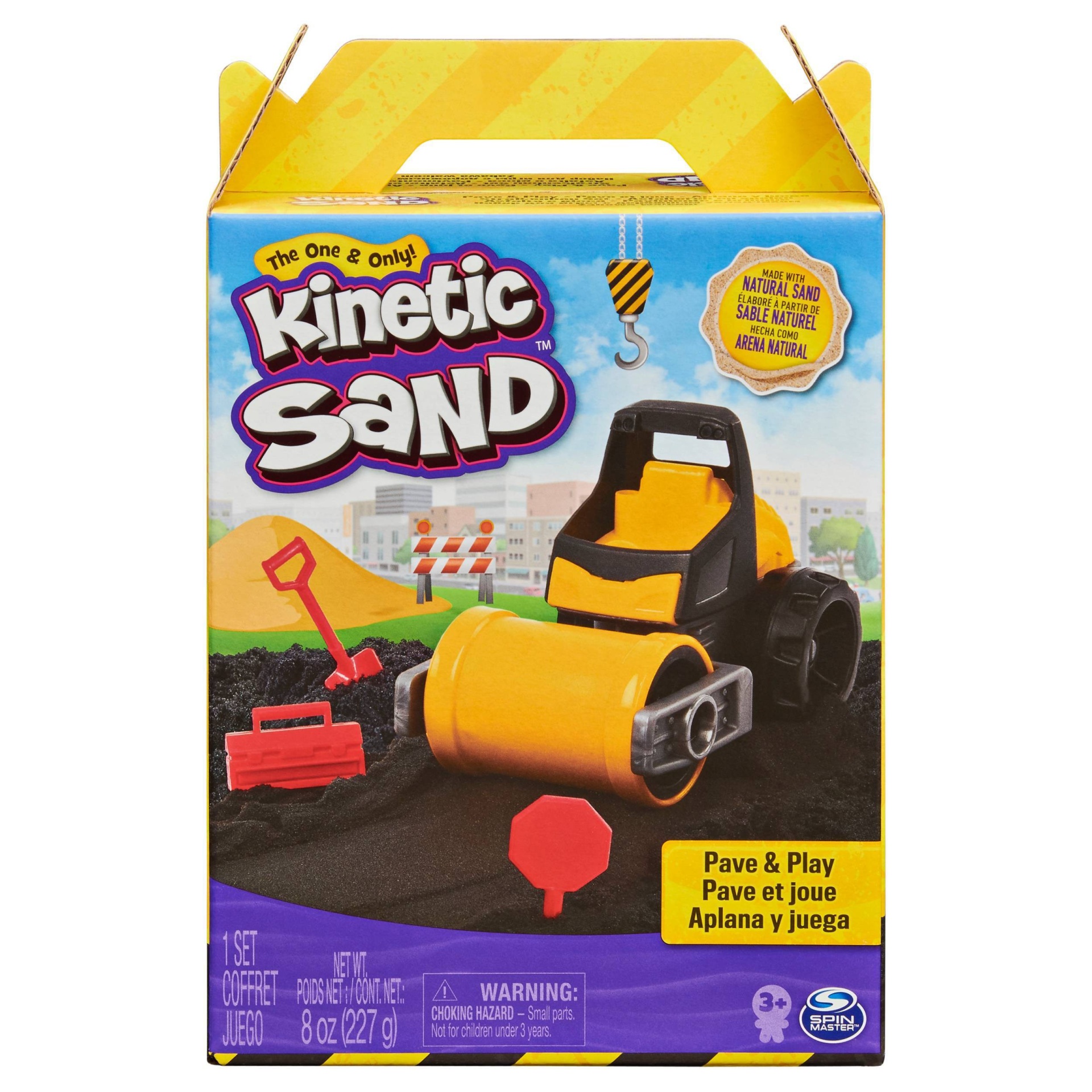 slide 1 of 6, Kinetic Sand Construction Paver, 1 ct