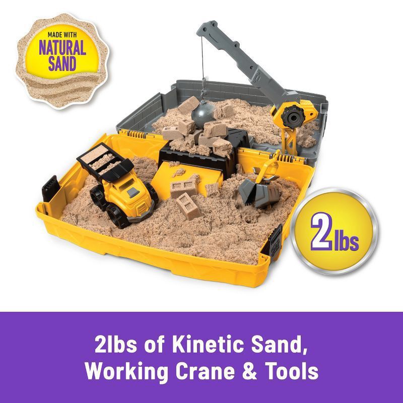 slide 2 of 16, Kinetic Sand Construction Site Kit, 1 ct