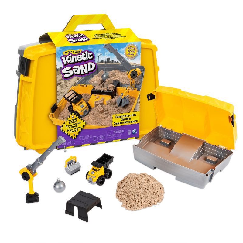 slide 16 of 16, Kinetic Sand Construction Site Kit, 1 ct