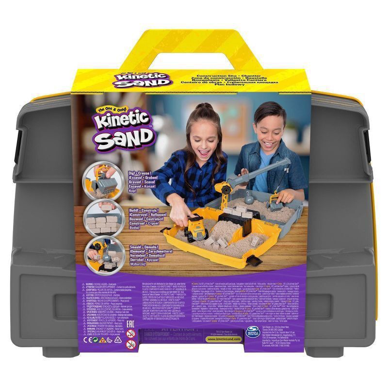 slide 10 of 16, Kinetic Sand Construction Site Kit, 1 ct