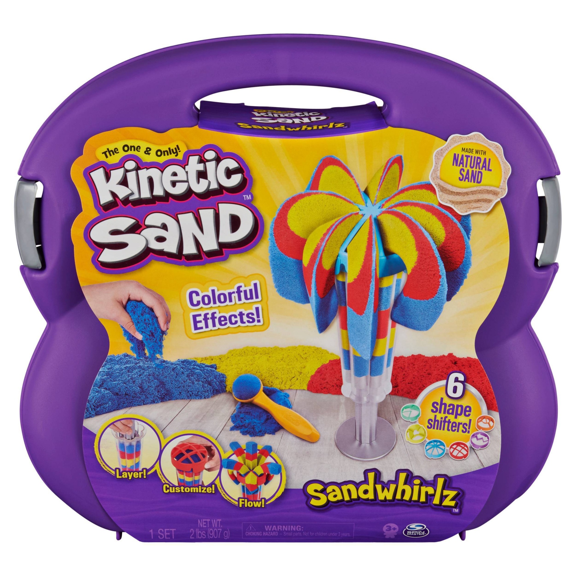 slide 1 of 8, Kinetic Sand Sandwhirlz Playset, 1 ct