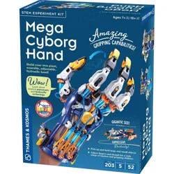 Thames & Kosmos Mega Cyborg Hand STEM Experiment Kit: Science Project For Grades 3-8
