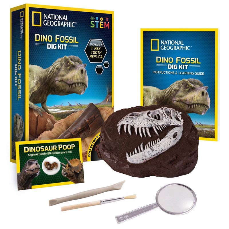 slide 3 of 4, National Geographic Dino Fossil Dig Kit, 1 ct