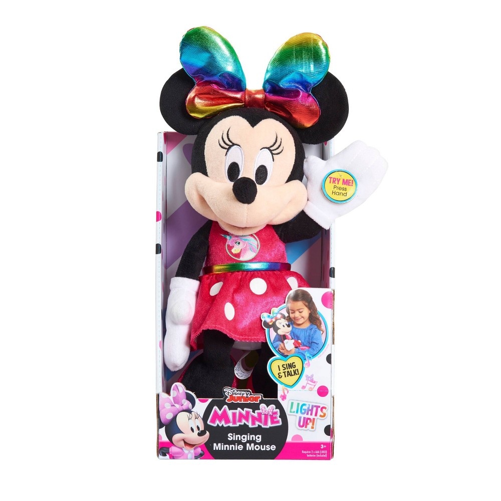 Minnie mouse pop star singing and talking sales doll