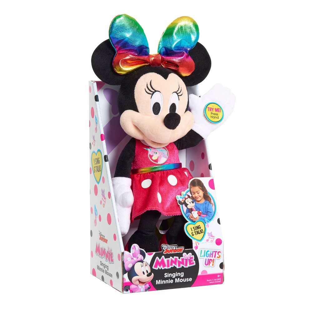 Disney Junior Minnie Mouse Sparkle & Sing 13'' Plush 1 ct | Shipt