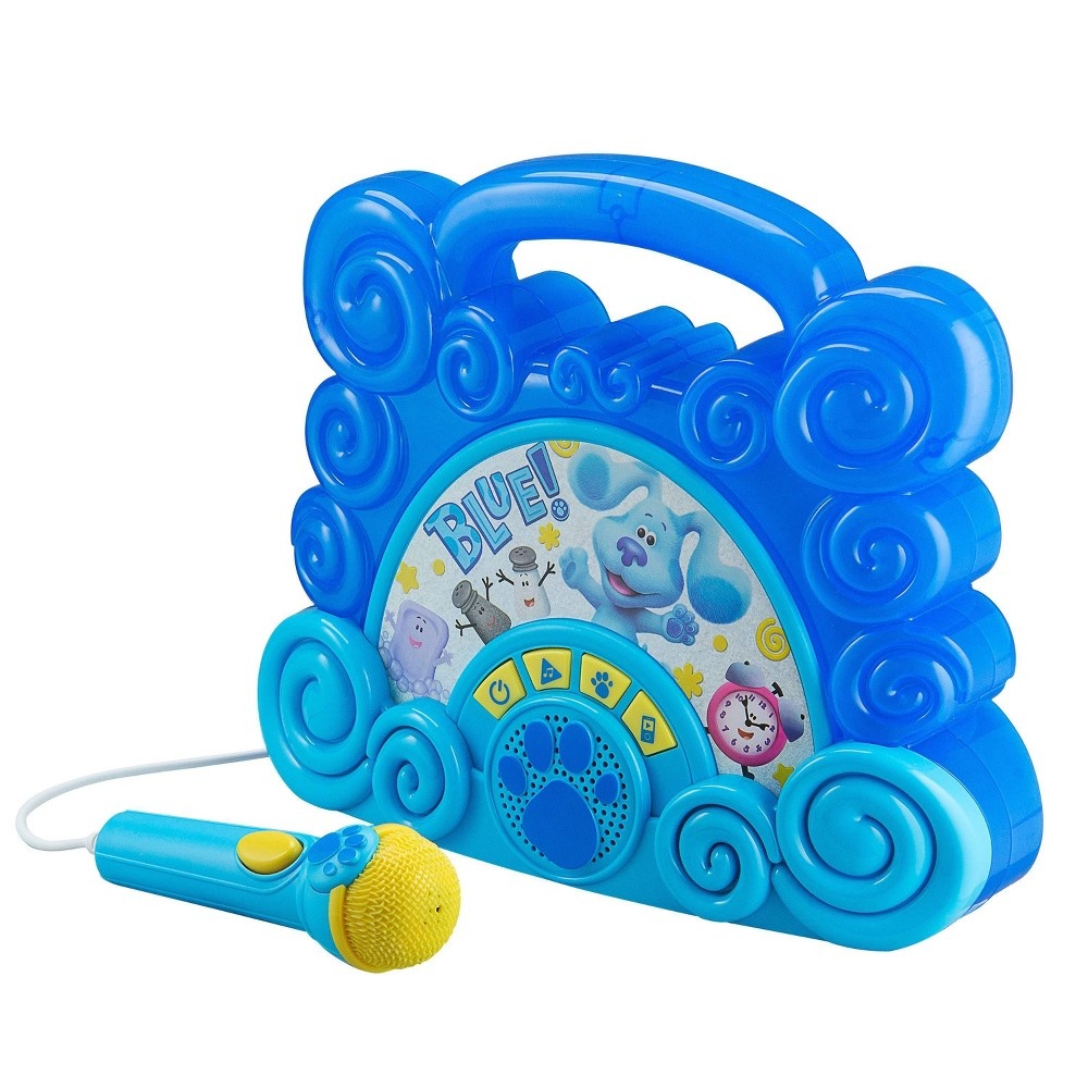 slide 2 of 9, Nickelodeon Blue's Clues and You Sing Along Boombox With Microphone, 1 ct