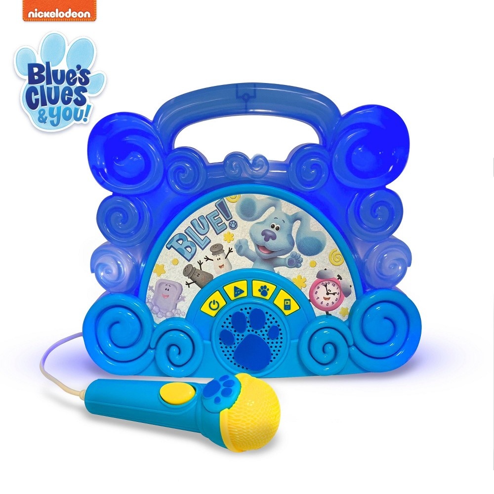 slide 9 of 9, Nickelodeon Blue's Clues and You Sing Along Boombox With Microphone, 1 ct