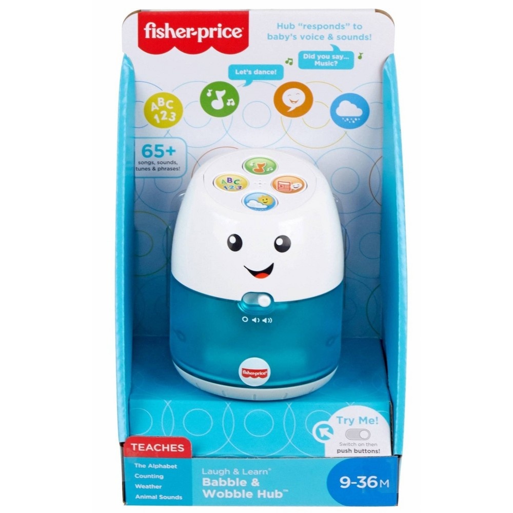 slide 5 of 5, ​Fisher-Price Laugh & Learn Babble & Wobble Hub, 1 ct