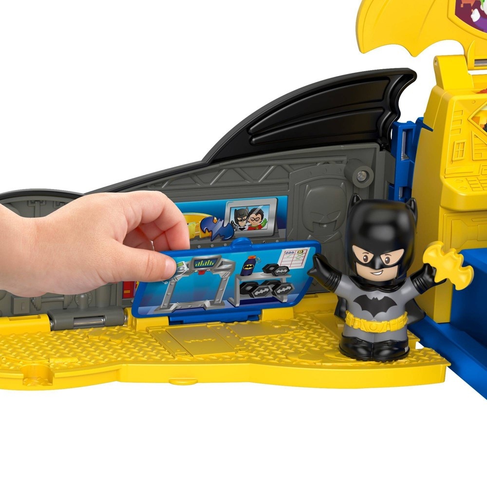 slide 3 of 6, ​Fisher-Price Little People DC Comics Super Friends 2-in-1 Batmobile, 1 ct