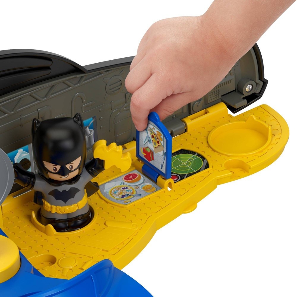 slide 6 of 6, ​Fisher-Price Little People DC Comics Super Friends 2-in-1 Batmobile, 1 ct